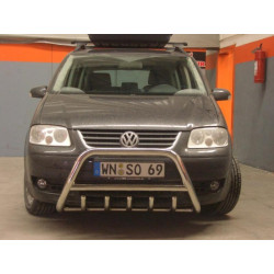 Купити Кенгурятник WT003 (нерж) 60 мм, без напису для Volkswagen Touran 2003-2010 рр
