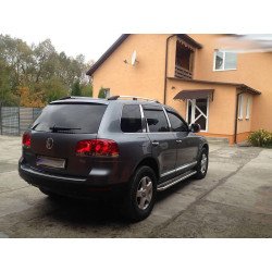 Купити Рейлінги Хром (Пласт. Ніжки) Пластикова ніжка для Volkswagen Touareg 2002-2010 рр