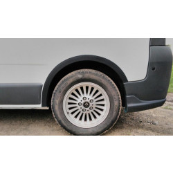 Купити Накладки на колісні арки (4 шт, чорні) 2001-2007, чорний метал для Nissan Primastar рр