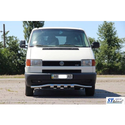 Купити Нижня губа з грилем ST010 (нерж) 51мм для Volkswagen T4 Caravelle/Multivan