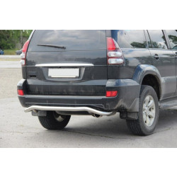 Купити Задній захист AK008 для Toyota Land Cruiser Prado 120
