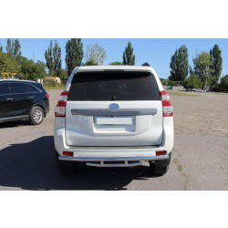 Купити Задня дуга AK002-2v1 (нерж) для Toyota Land Cruiser Prado 150