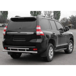 Купити Задня дуга AK002-2v2 (нерж) для Toyota Land Cruiser Prado 150