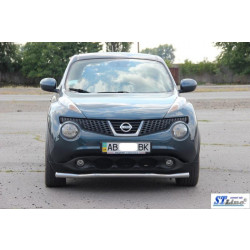 Купити Передній захист ST008-2 (нерж) для Nissan Juke 2010-2019 рр