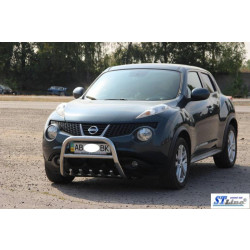 Купить Кенгурятник QT012 (нерж) для Nissan Juke 2010-2019 гг