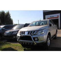 Купить Кенгурятник WT003 (нерж) для Mitsubishi L200 2015-2024 гг