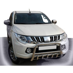 Купить Кенгурятник WT003 (нерж) для Mitsubishi L200 2015-2024 гг
