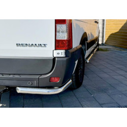 Купить Задние уголки AK003 (2 шт, нерж) для Nissan NV400 2010-2024 гг