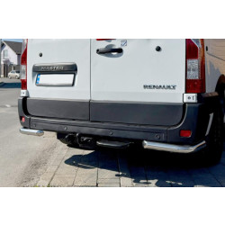 Купить Задние уголки AK003 (2 шт, нерж) для Nissan NV400 2010-2024 гг