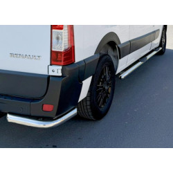 Купить Задние уголки AK003 (2 шт, нерж) для Nissan NV400 2010-2024 гг