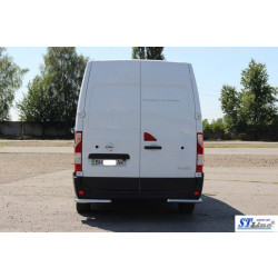 Купить Задние уголки AK003 (2 шт, нерж) для Nissan NV400 2010-2024 гг