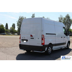 Купить Задние уголки AK003 (2 шт, нерж) для Nissan NV400 2010-2024 гг