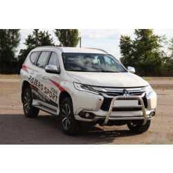 Купить Кенгурятник WT022 (нерж) для Mitsubishi Pajero Sport 2015- гг