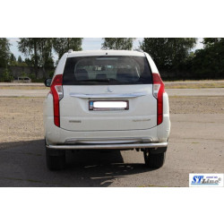 Купить Задняя защита AK005 (нерж) для Mitsubishi Pajero Sport 2015- гг