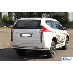 Купить Задняя защита AK005 (нерж) для Mitsubishi Pajero Sport 2015- гг