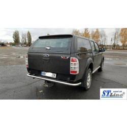 Купить Задняя защита AK005 (2 шт, нерж.) для Ford Ranger 2007-2011 гг