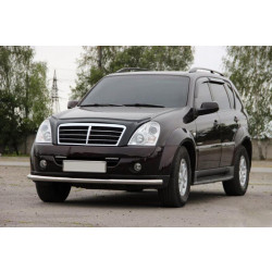Купить Передняя защита ST008 (нерж) для SsangYong Rexton I 2001-2017 гг