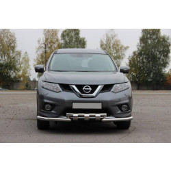 Купить Передняя защита ST009-15 (нерж) для Nissan X-trail T32/Rogue 2014-2021 гг
