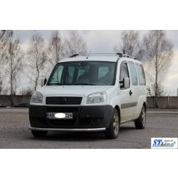 Купить Передняя защита ST008 (2 шт, нерж.) 42 мм для Fiat Doblo I 2005-2010 гг