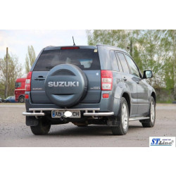 Купить Задняя защита AK005-3 (нерж) для Suzuki Grand Vitara 2005-2017 гг