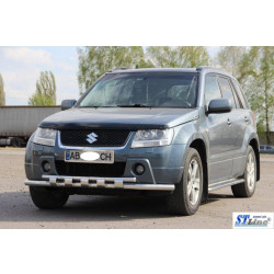 Купить Передний ус ST015 (нерж) для Suzuki Grand Vitara 2005-2017 гг