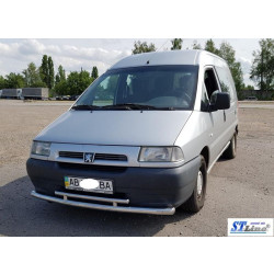 Купить Передняя защита ST016 (нерж) 60/42 мм для Peugeot Expert 1995-2007 гг