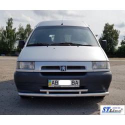 Купить Передняя защита ST016 (нерж) 51/42 мм для Peugeot Expert 1995-2007 гг