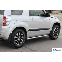 Купить Боковые трубы BB001 (2 шт, нерж) 60 мм для Suzuki Grand Vitara 2005-2017 гг