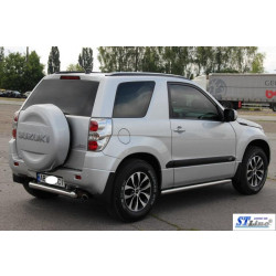 Купить Боковые трубы BB001 (2 шт, нерж) 60 мм для Suzuki Grand Vitara 2005-2017 гг