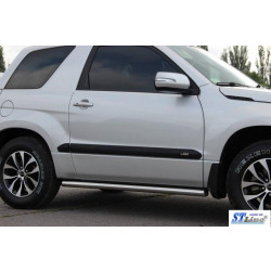 Купить Боковые трубы BB001 (2 шт, нерж) 60 мм для Suzuki Grand Vitara 2005-2017 гг