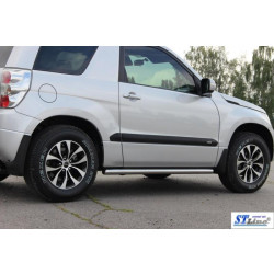 Купить Боковые трубы BB001 (2 шт, нерж) 60 мм для Suzuki Grand Vitara 2005-2017 гг