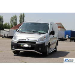 Купить Передняя защита ST007 (нерж.) 51 мм для Fiat Scudo 2007-2015 гг