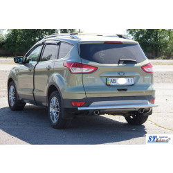 Купить Задняя дуга AK002 (нерж) для Ford Kuga/Escape 2013-2019 гг