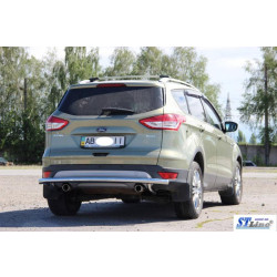 Купить Задняя дуга AK002 (нерж) для Ford Kuga/Escape 2013-2019 гг