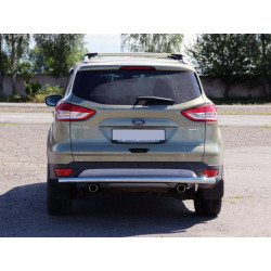 Купить Задняя дуга AK002 (нерж) для Ford Kuga/Escape 2013-2019 гг