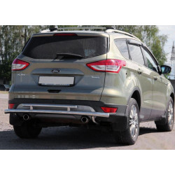Купить Задняя дуга AK002-2 (нерж) для Ford Kuga/Escape 2013-2019 гг