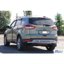 Купить Задняя дуга AK002-2 (нерж) для Ford Kuga/Escape 2013-2019 гг