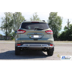 Купить Задняя дуга AK002-2 (нерж) для Ford Kuga/Escape 2013-2019 гг