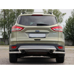 Купить Задняя дуга AK002-3 (нерж) для Ford Kuga/Escape 2013-2019 гг