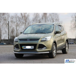 Купить Передняя защита ST008 (нерж.) 51 мм для Ford Kuga/Escape 2013-2019 гг