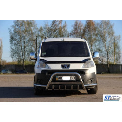 Купить Кенгурятник WT003-Plus (нерж.) 51 мм для Peugeot Partner Tepee 2008-2018 гг