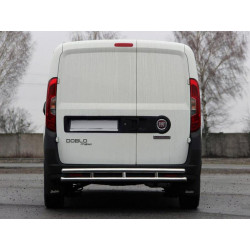 Купить Задняя дуга AK002/1-Double (нерж.) для Fiat Doblo II 2010-2022 гг