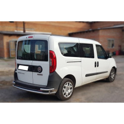 Купить Задняя дуга AK005/2-Double (нерж.) для Fiat Doblo II 2010-2022 гг
