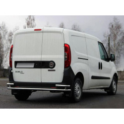 Купить Задняя дуга AK005/2-Double (нерж.) для Fiat Doblo II 2010-2022 гг
