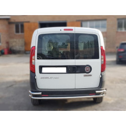Купить Задняя дуга AK005/2-Double (нерж.) для Fiat Doblo II 2010-2022 гг