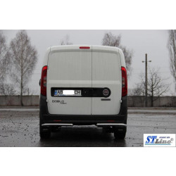 Купить Задние уголки AK003 (нерж.) для Opel Combo 2012-2018 гг