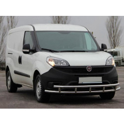 Купить Передняя защита ST016-3 (нерж.) 42/42 мм для Fiat Doblo II 2010-2022 гг