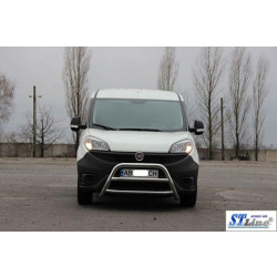 Купить Кенгурятник WT022 (нерж.) 60 мм для Fiat Doblo II 2010-2022 гг