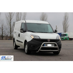Купить Кенгурятник WT022 (нерж.) 60 мм для Fiat Doblo II 2010-2022 гг
