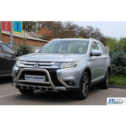Купить Кенгурятник WT003 (нерж.) для Mitsubishi Outlander 2012-2021 гг